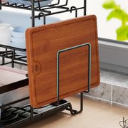 3-Tier Large Capacity Dish Drying Rack with Drainboard Wholesale