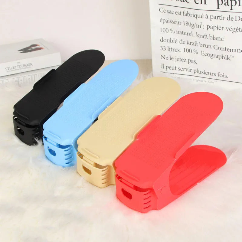 Space-Saving Plastic Shoe Slot Organizer for Wholesale