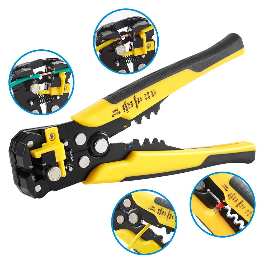 3-in-1 Self-Adjusting Wire Stripper, Cutter & Crimper Wholesale