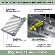 Roll-Up Over-Sink Dish Drying Rack for Wholesale